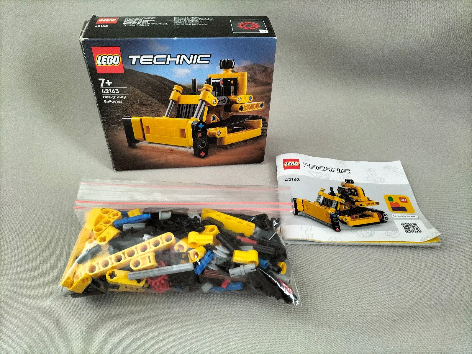 Bulldozer LEGO Technic 42163 7 ans+ | LEGO | Complet | 195 pièces